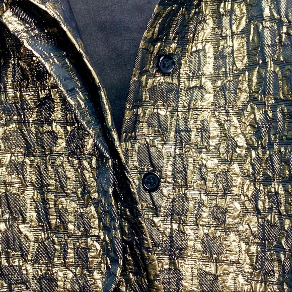 Beautiful Alberto Makali Metallic Dress US 8 - Picture 8 of 16